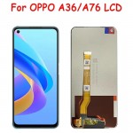 Дисплей Oppo A76/ A36  чёрный
