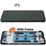Дисплей Oppo A78 4G IPS чёрный + рамка