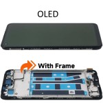 Дисплей Oppo A78 4G OLED чёрный + рамка
