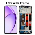 Дисплей Oppo A80 5G чёрный + рамка